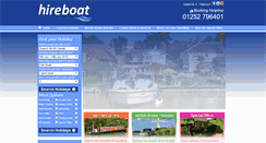 Desktop Screenshot of hireboat.com